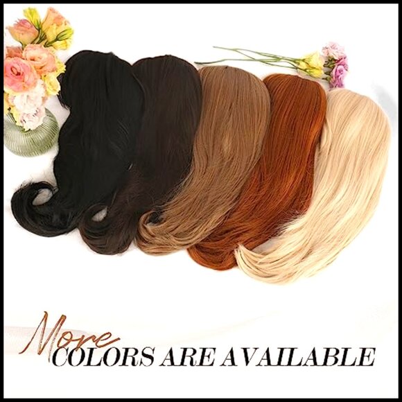 Synthetic Long Layered Straight Hair Wig with Bangs Heat Resistant Adjustable main image 5